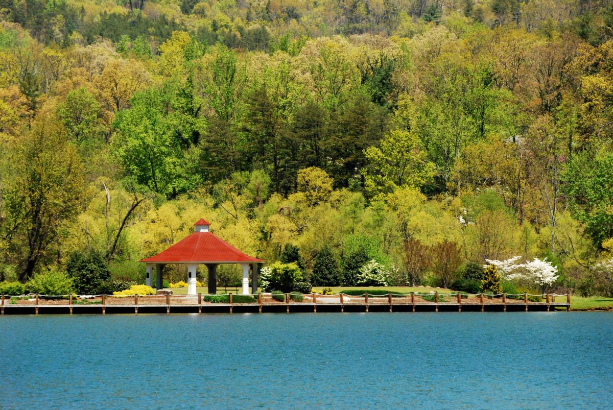 Visit the Lake Lure Arts Festival during Memorial Day weekend