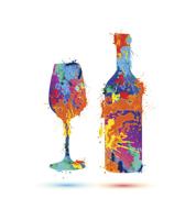 Paint and wine