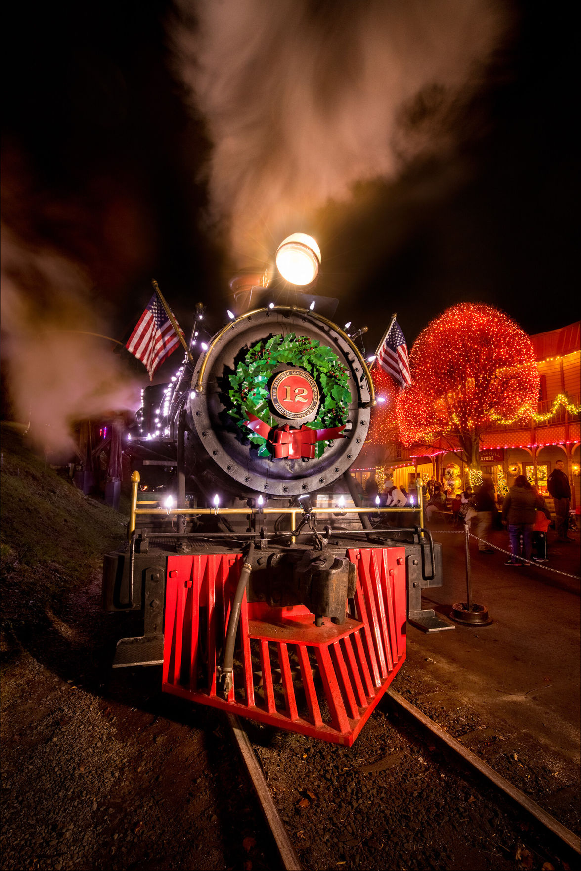 All aboard the Tweetsie Christmas train Outdoors