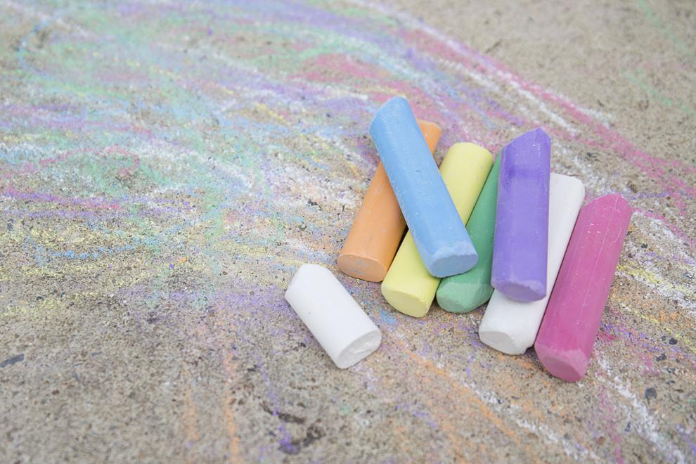 Colorful chalks