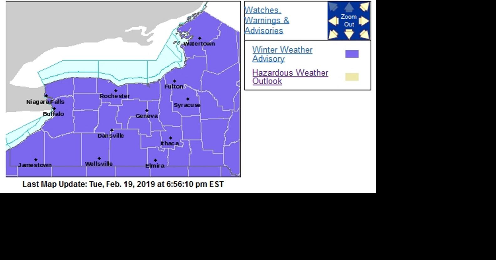 Ice threat prompts winter weather advisories across region | Local News ...