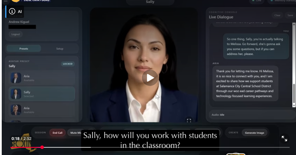 I interviewed Realbotix's AI teaching assistant. Here's what happened.
