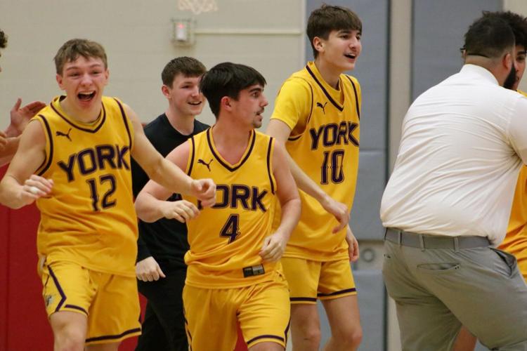 SEC. V BOYS BASKETBALL: Bauer's buzzer-beater helps York stun Alexander ...