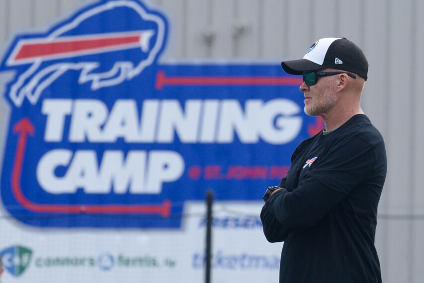 Bills coach Sean McDermott misses rookie camp due to illness