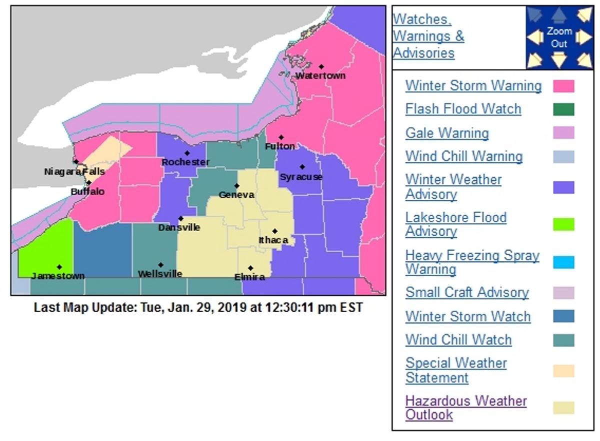 Dangerous Cold Snow Bring Watches And Warnings To Area Local News Thelcn Com