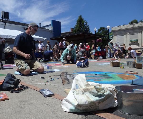 Pastoral, mystic and whimsical Artists get creative at the Perry Chalk