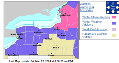UPDATE: Winter weather advisories in effect across GLOW region | News ...