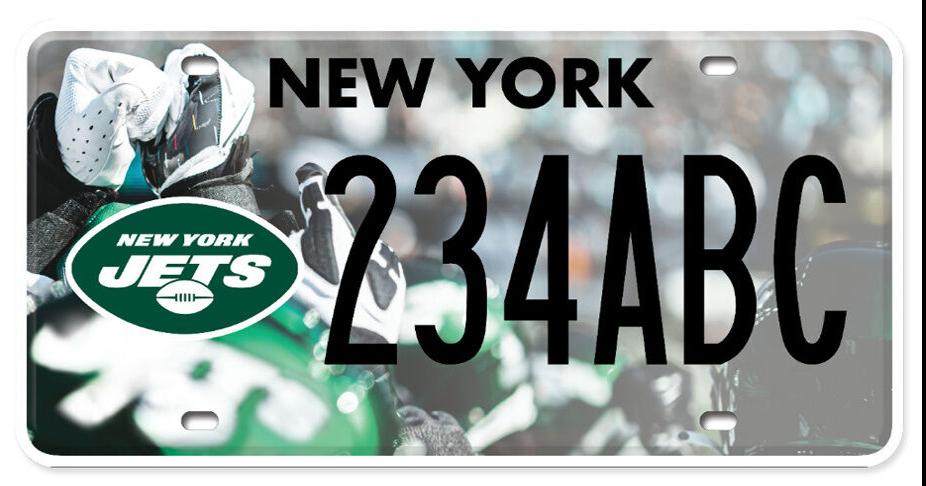 DMV releases Giants, Jets designed themed plates