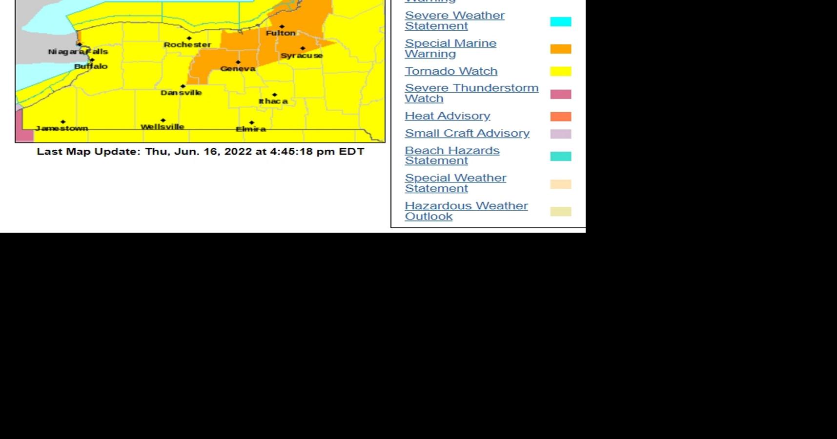 UPDATE: Severe thunderstorm warnings issued; tornado watch in effect until  11 p.m. | Local News | thelcn.com