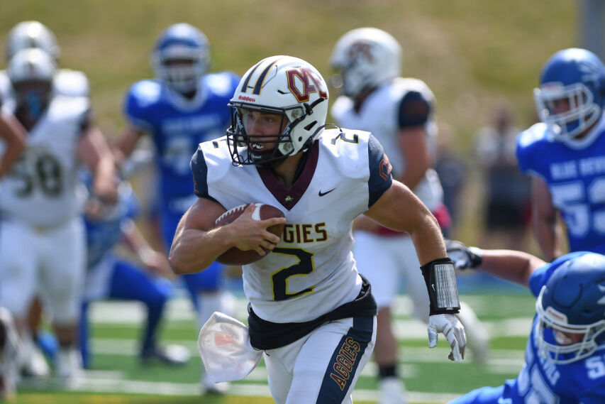 H.S. FOOTBALL OA/E runs over Geneseo/Mt. Morris; Hyde scores 4 TDs in Aggies’ win Sports