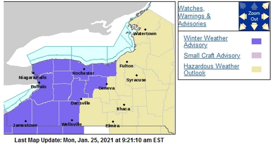 Winter weather advisories issued for GLOW region | Local News | thelcn.com