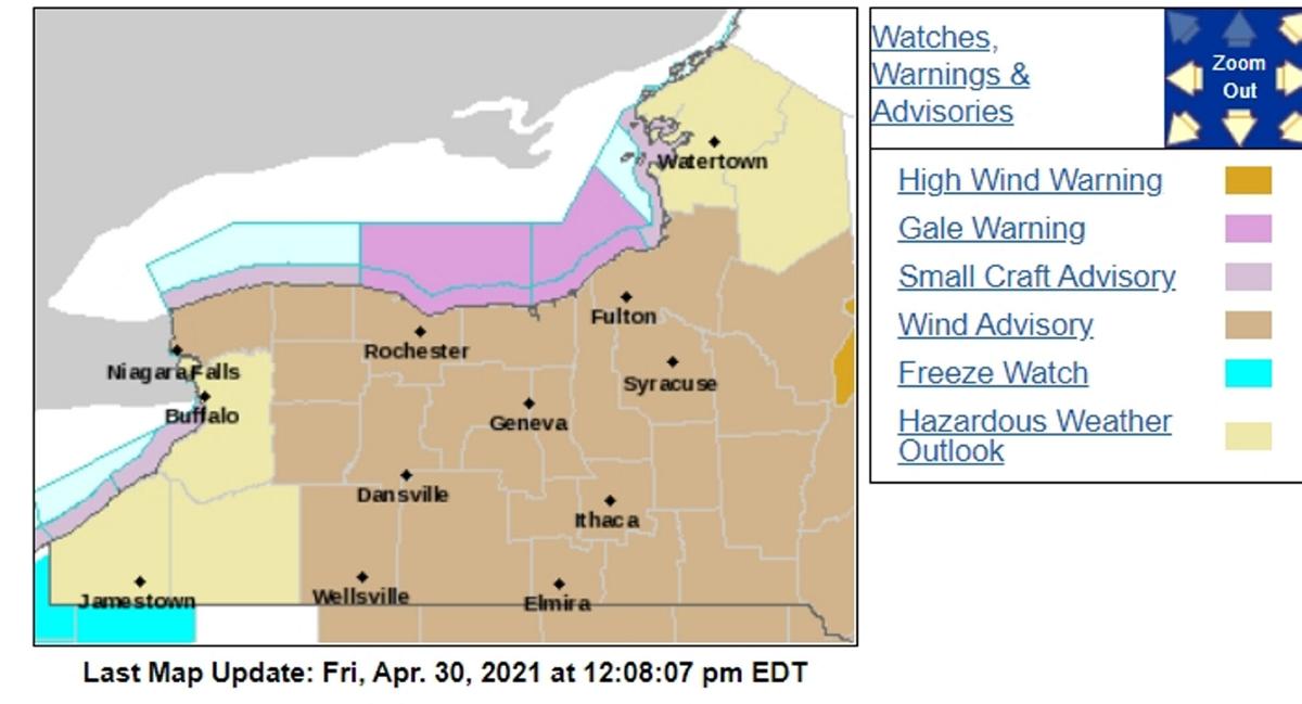 Wind advisories continue in GLOW region | Local News | thelcn.com