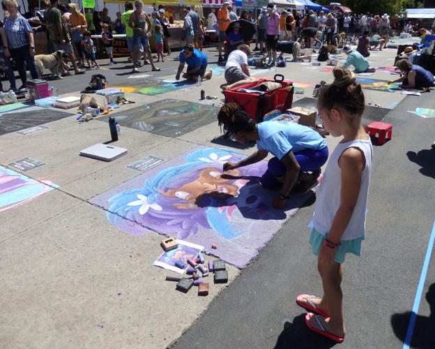 Pastoral, mystic and whimsical Artists get creative at the Perry Chalk