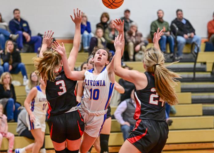 H.S. BASKETBALL Livonia girls roll Le Roy; Pavilion stops Hornell