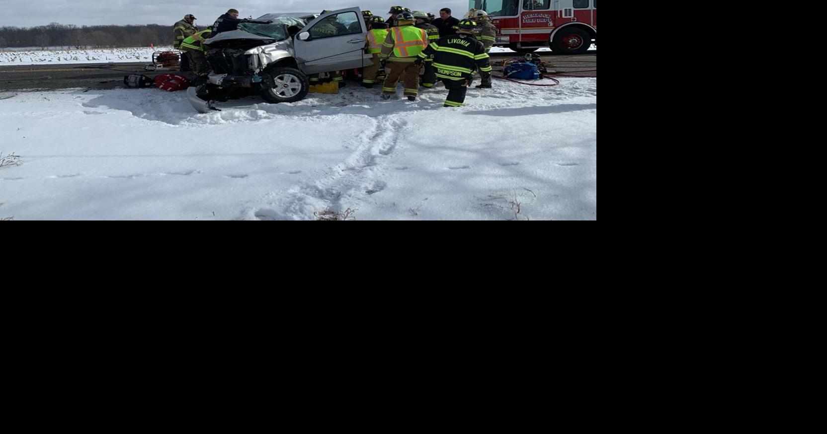 Driver hospitalized after onevehicle crash in Livonia Local News