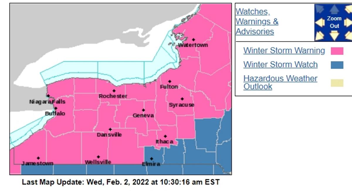 Winter storm warnings begin tonight in GLOW region | Local News ...