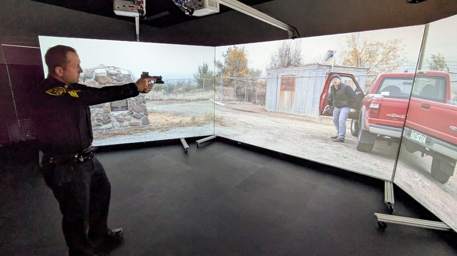 Simulating Training Livingston County Sheriff's Office deploys high-tech training simulator ...