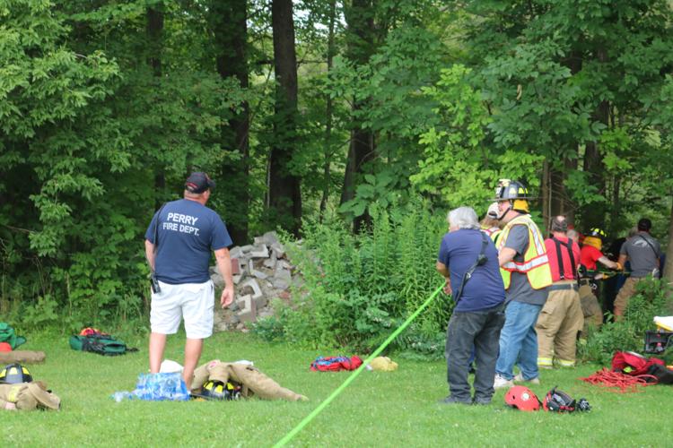 Perry man taken to hospital after falling about 100 feet over ...