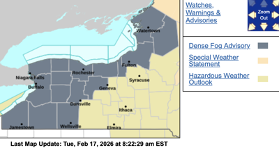 Dense fog advisory in effect through Wednesday morning | News | thelcn.com