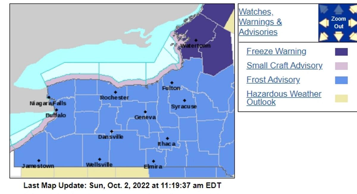 Frost advisory begins tonight in GLOW region | Local News | thelcn.com
