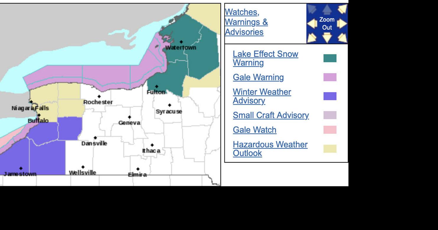 UPDATE Winter weather advisory issued for Wyoming County Top Story