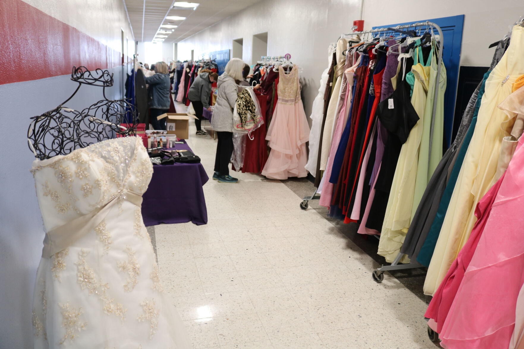 Outfitting for prom Claire s Closet helps girls with formalwear