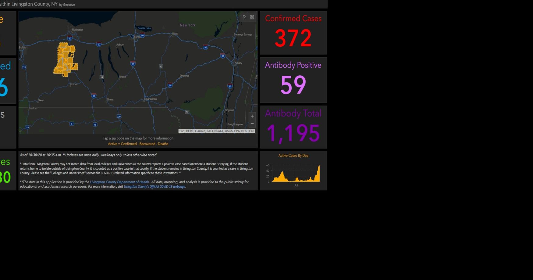 Livingston County Ny Gis Livingston County Receives Award For Interactive Covid-19 Map | Local News  | Thelcn.com