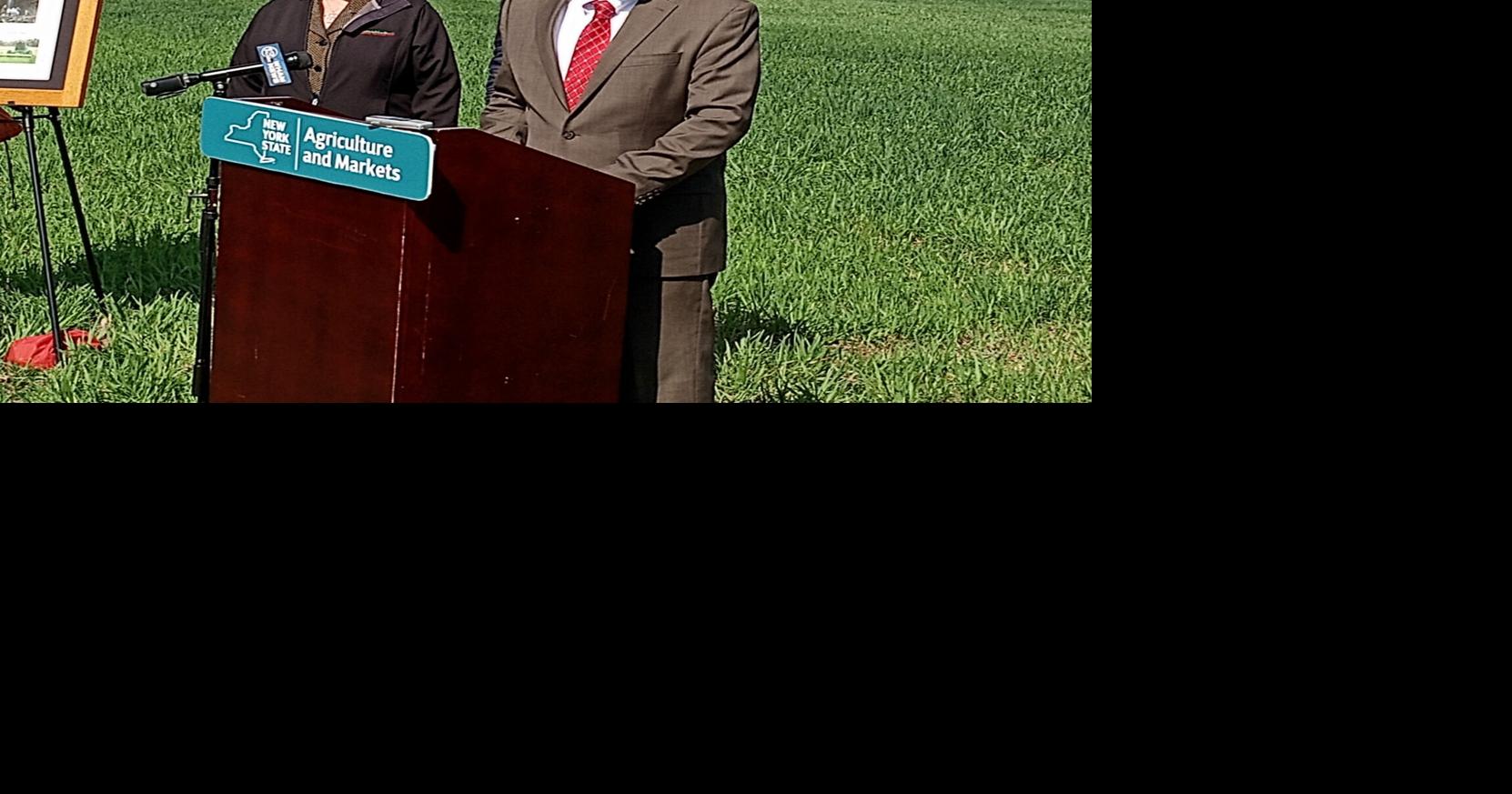 100,000 acres State Ag Commissioner visits Avon farm to celebrate