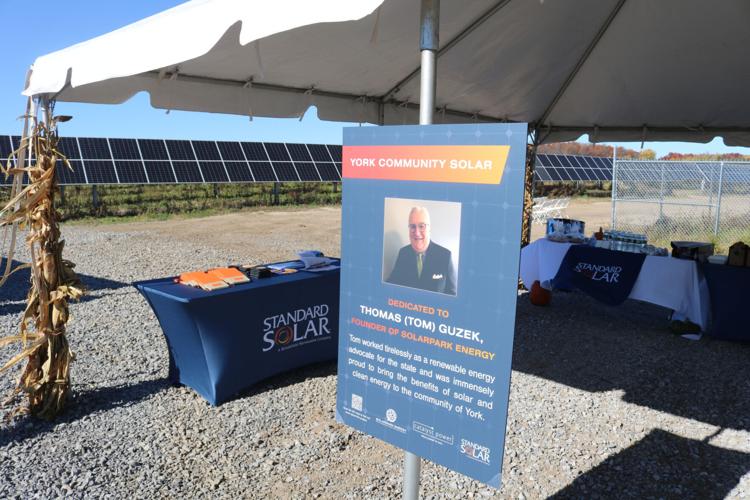 Solar project dedicated in York Ceremony a chance to celebrate completion, look to the future