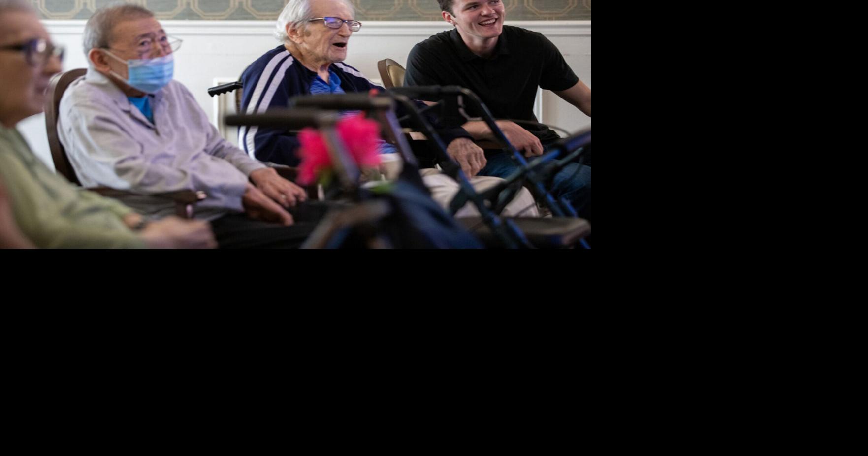 Answer on tip of young tongue? Students quiz aging adults to improve brain function