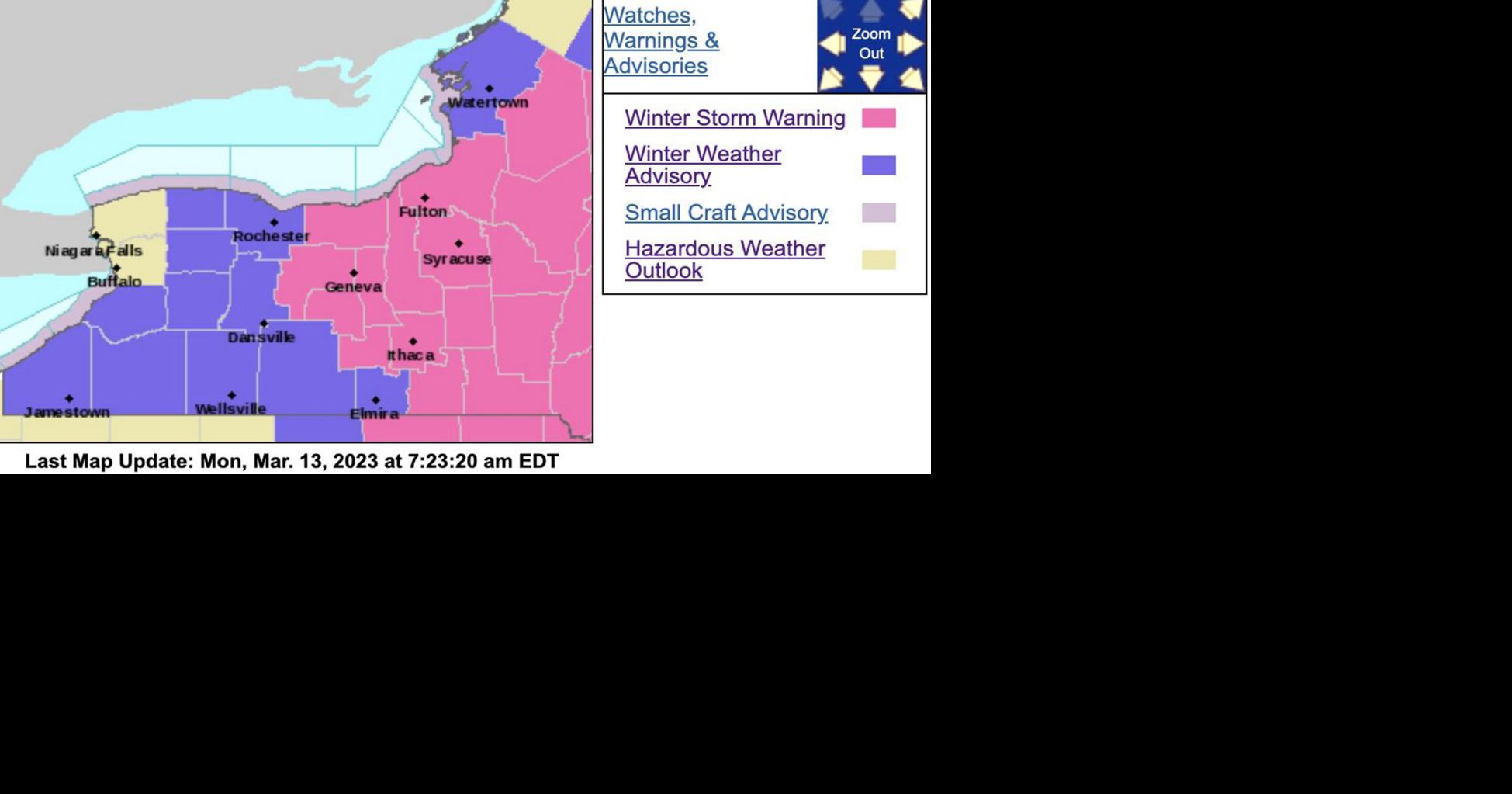 Winter weather advisory includes GLOW region | Top Story | thelcn.com