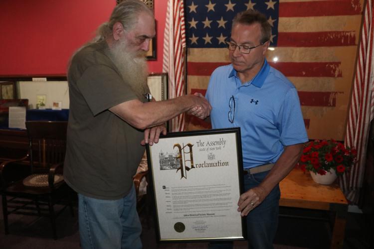 Attica Historical Society unveils Civil War battle flag Local News