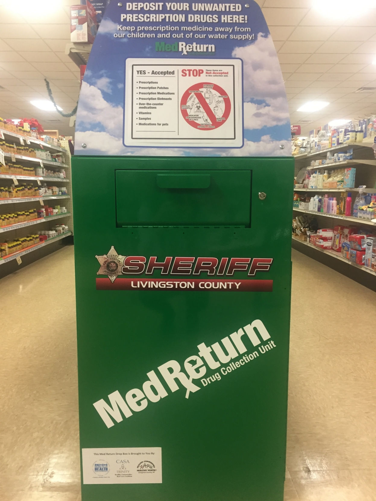 Meddrop Rx Box Iowa Livingston County adds 2 medication drop box locations | Local News ...