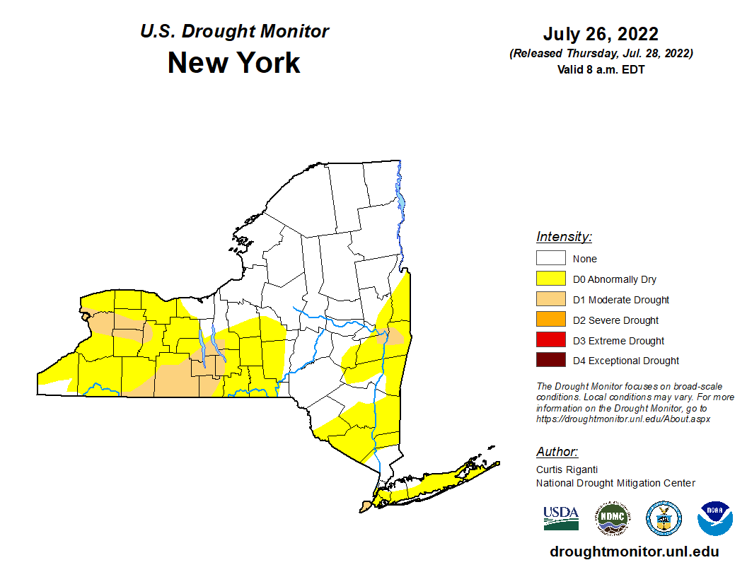 NOAA Climate.Gov - The U.S. Drought Monitor map is updated every Thursday  to show the location and intensity of drought across the country. Find the  latest below. https://www.climate.gov/maps-data/dataset/weekly-drought-map  | Facebook