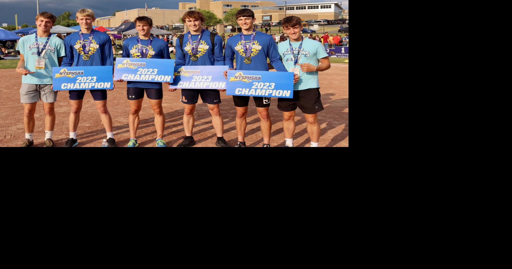 NYSPHSAA TRACK AND FIELD Attica 4x400meter relay team wins state