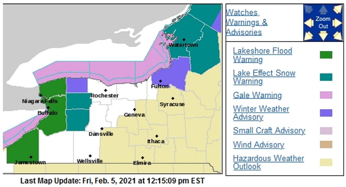 UPDATE: Wind advisory precedes lake effect snow | Local News | thelcn.com