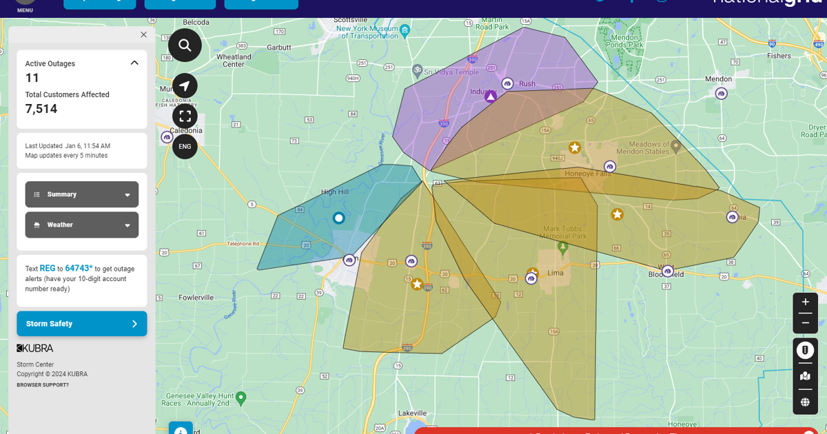 Report power discount outage national grid