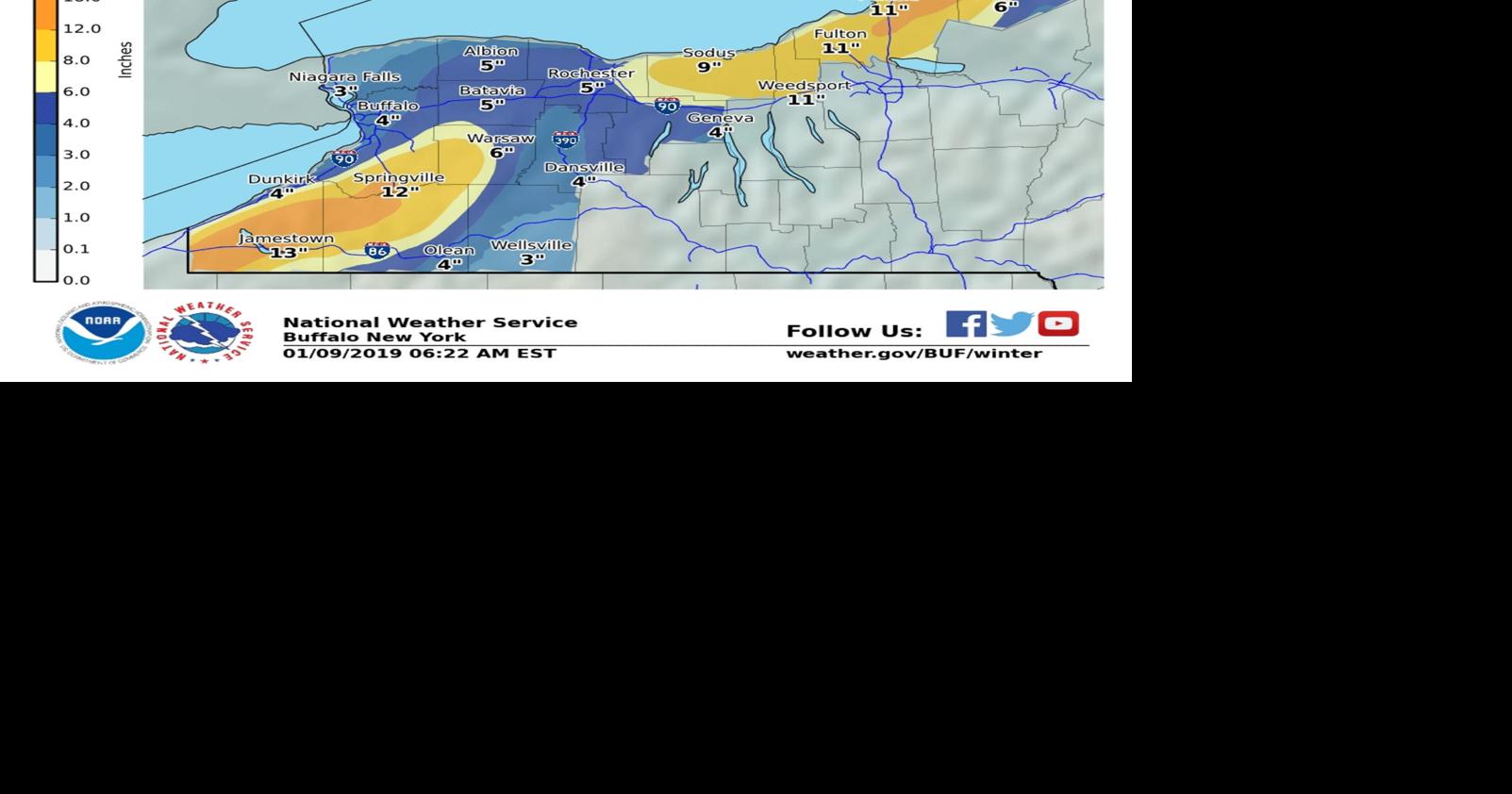 UPDATE: Winter weather advisories now include Livingston, Genesee ...