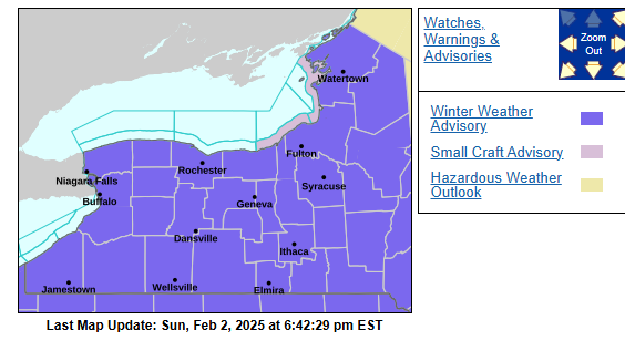UPDATE: Winter weather advisories now include all of GLOW region | News ...