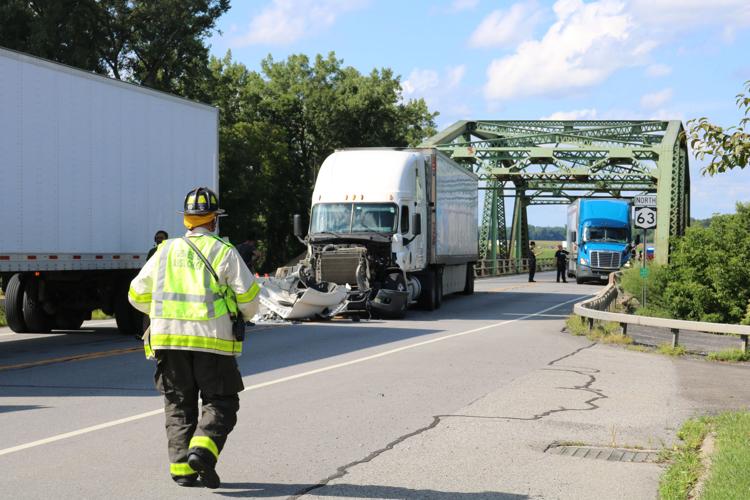 Tractor trailer accident snarls traffic on Route 63 in Geneseo Local