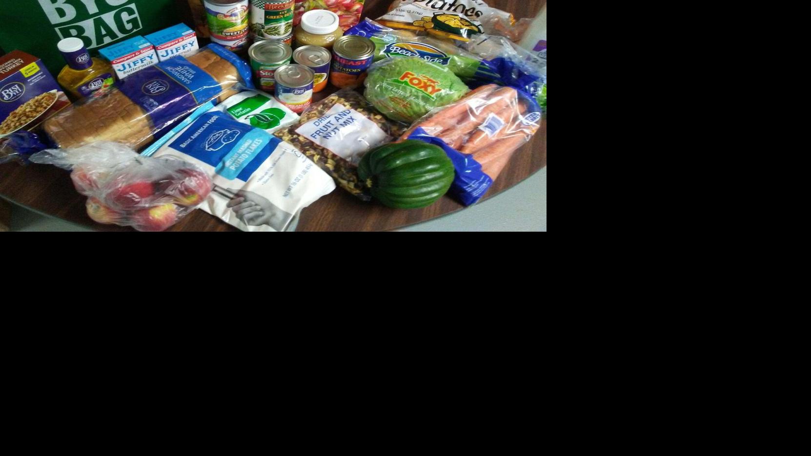 Pack your food pantry donations in a reusable bag this year Local