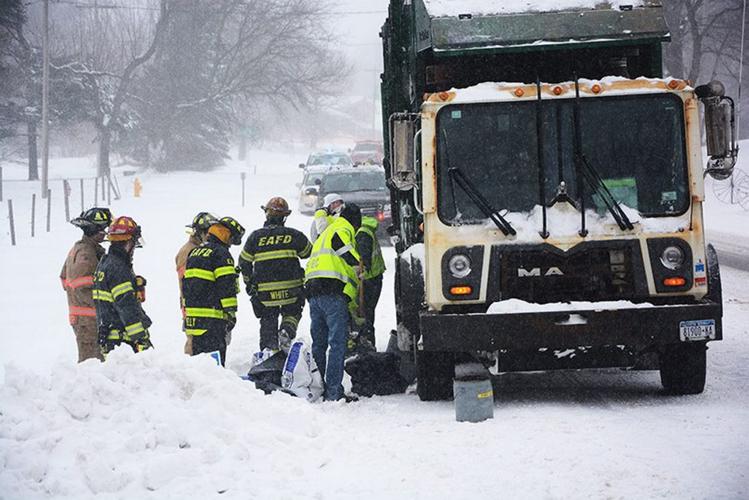 Pickup strikes garbage truck in East Avon Local News