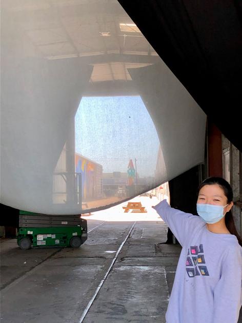 Fuko Nara Shows Where Her Code Work Turned Animation Will Be Presented In The Train Shed At Sawyer Yards Jpeg Theleadernews Com
