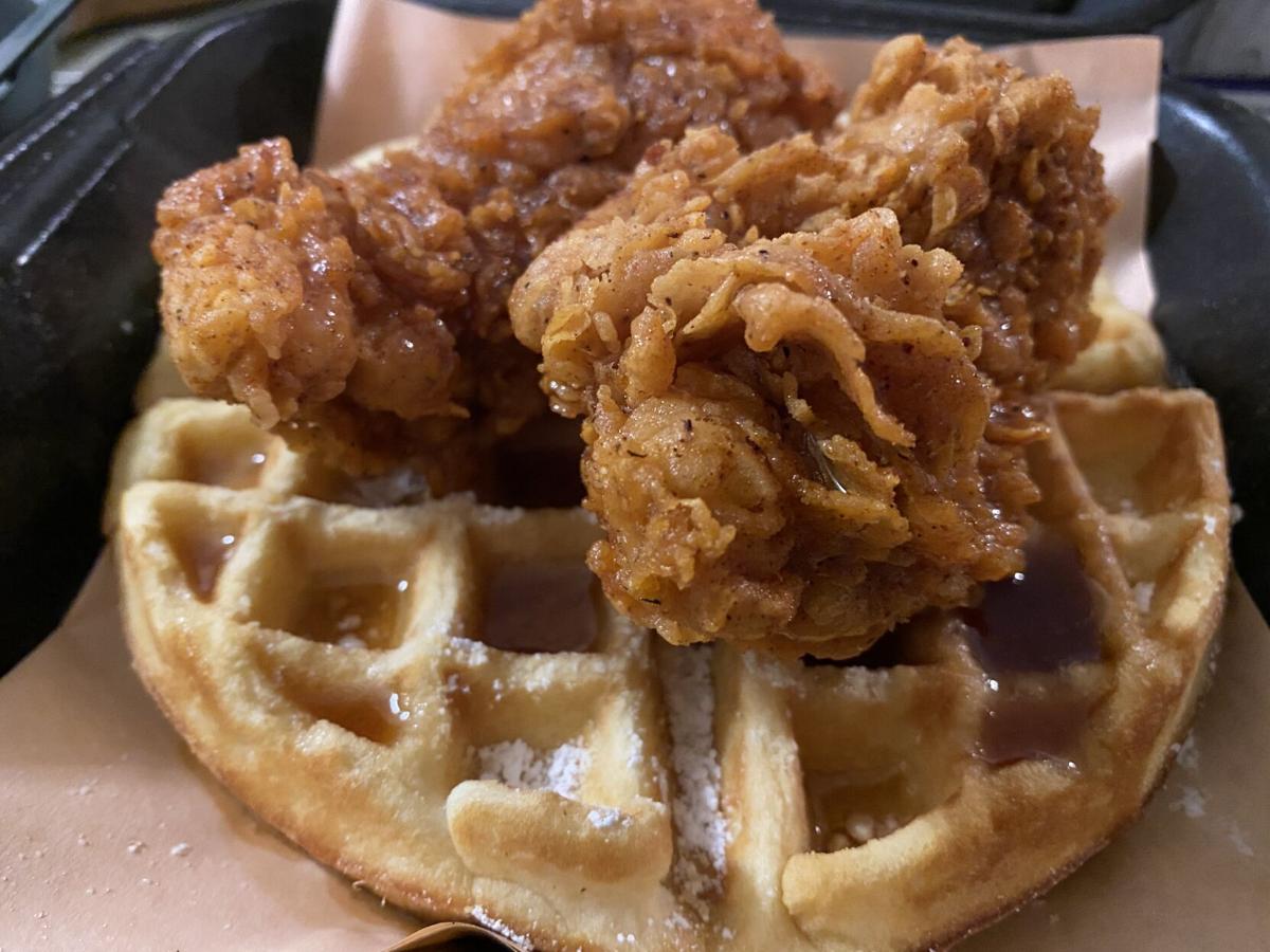 Review The Cookshack Serves Chicken And Waffles With Heat Food Drink Theleadernews Com