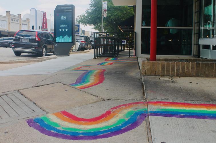Pride Month-rainbow art