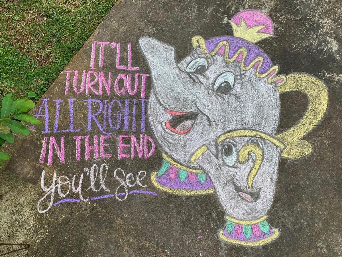 Chalk Art Brings Neighbors Joy Community Theleadernews Com