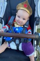 My little girl's a real-life Wonder Woman