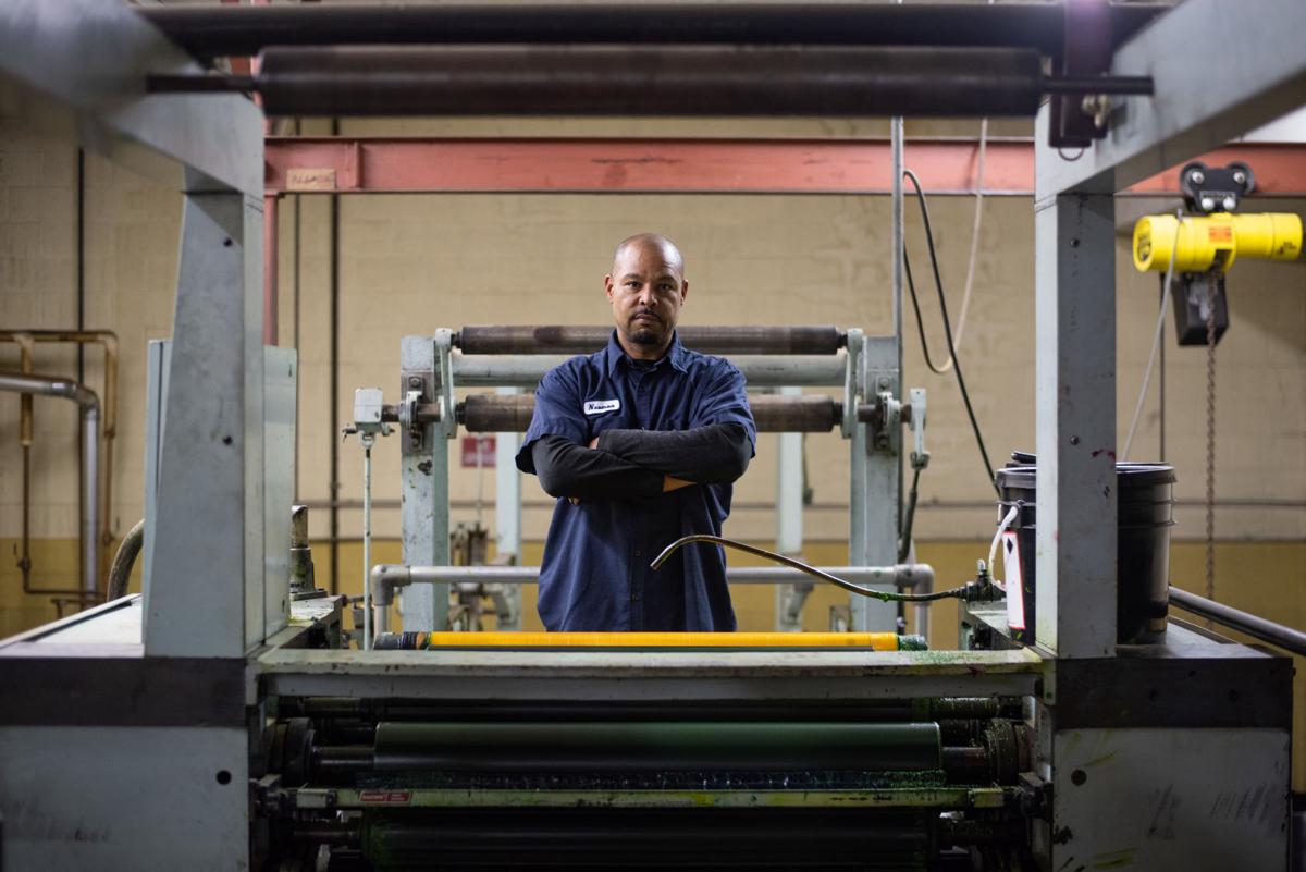 Norman Savoy has worked at the Mercury for about a year now. In 1998 Savoy started working in the mailroom at The Daily Union and soon after became a pressman there. “The people is what make it special here(The Mercury), the camaraderie, different personalities. I’ve always liked working for the newspaper,” says Savoy.