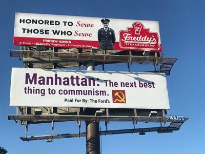 Communist billboard