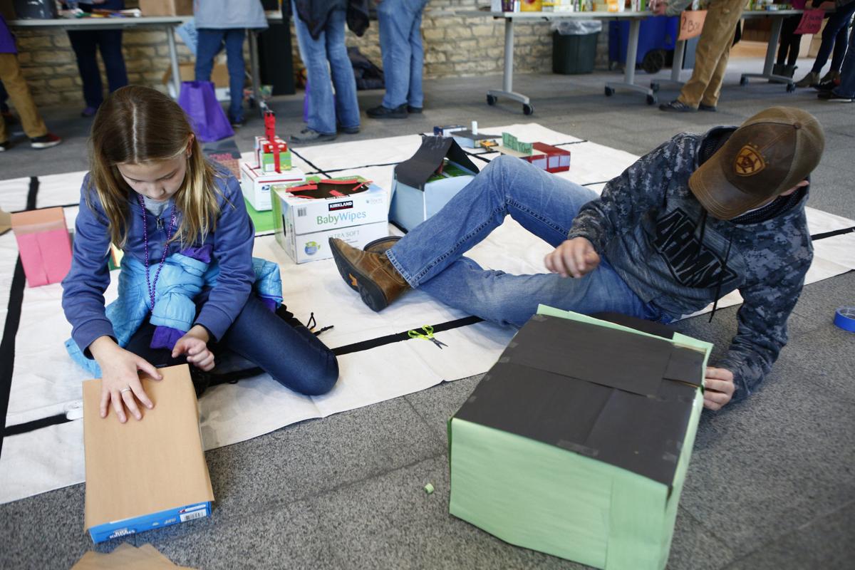 Visitors Build A City Of Boxes At K State Open House News